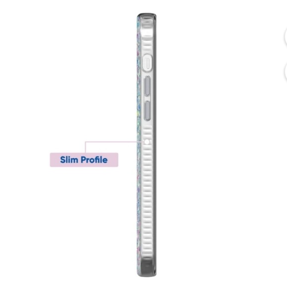 onn. Phone Case for iPhone 12 / iPhone 12 Pro - Iridescent Glitter Fleck - Picture 4 of 6